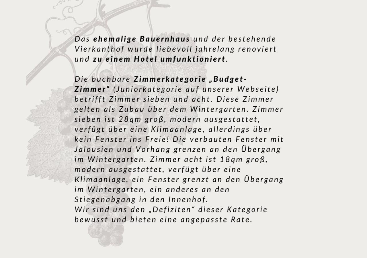 Hotel Vierzigerhof Langenlois Zewnętrze zdjęcie